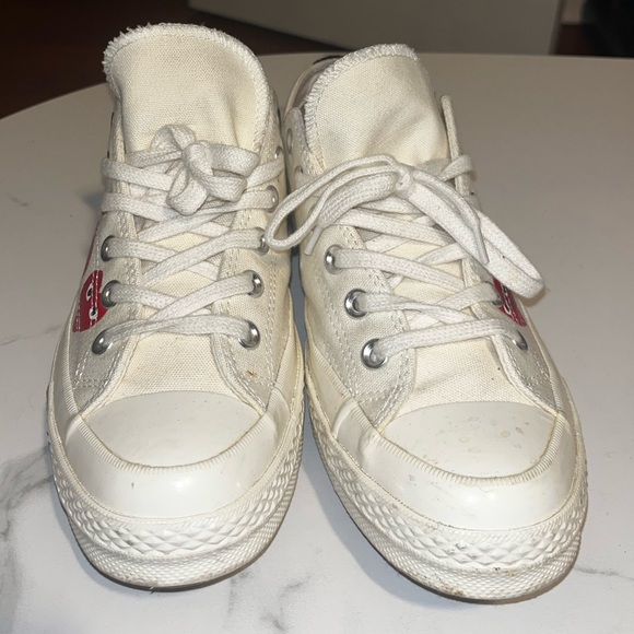 CdG PLAY x Converse Unisex Chuck Taylor All Star Multi Heart Low-Top Sneakers - Picture 2 of 7